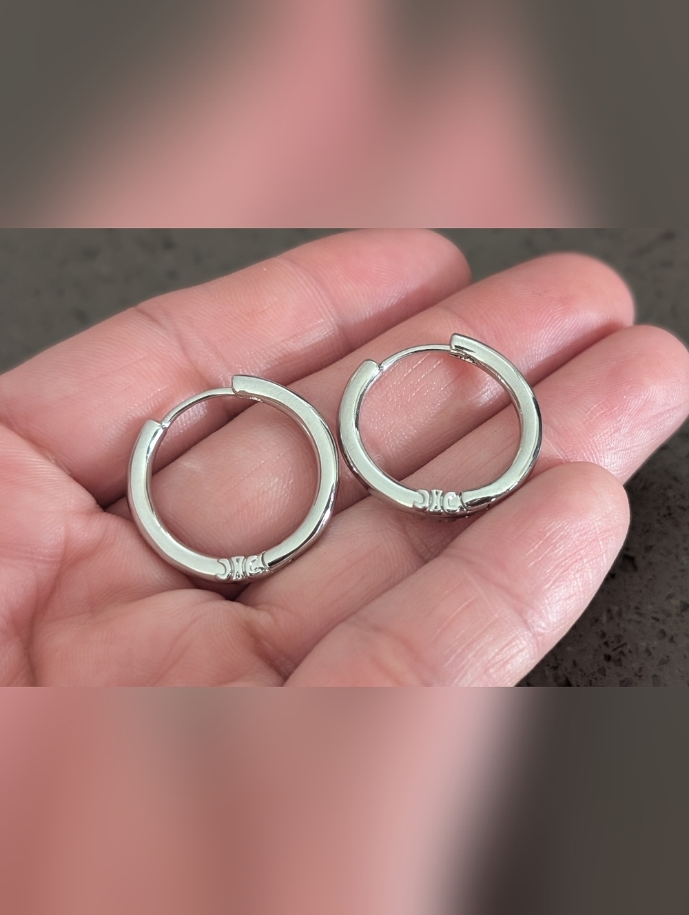 Silver Classic Polished Hoop Earrings Inspired Fashion Jewelry